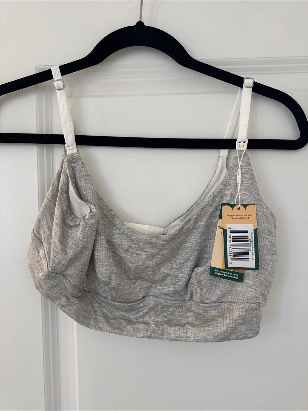 It’s Bodily Everything Bra Grey Marl Size Medium NWT